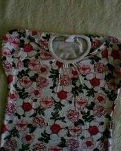 Blusa infantil florida